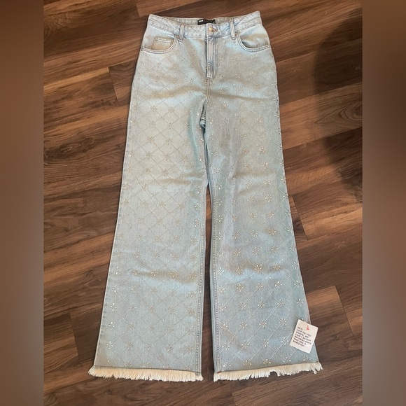 ASOS Luxe Rhinestone Jeans - Picture 6 of 12